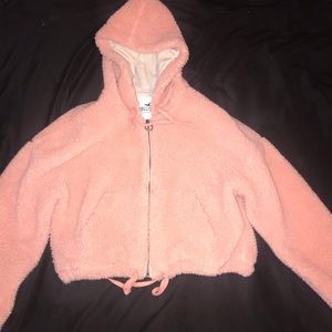Hollister teddy coat